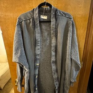 Free People We The Free Dreamy Blue Cardi. Washed black. Small